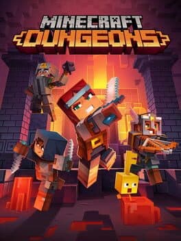 Capa de Minecraft Dungeons PS4 Mídia Digital