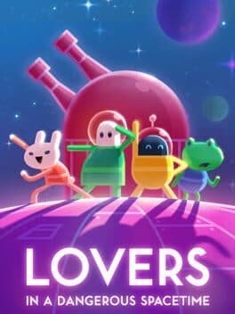 Capa de Lovers in a Dangerous Spacetime PS4 Mídia Digital