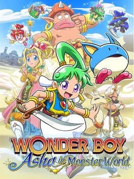 Capa de wonder boy asha in monster world Ps4 e Ps5 Mídia digital