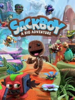 Capa de Sackboy Uma Grande Aventura Ps4 Mídia Digital