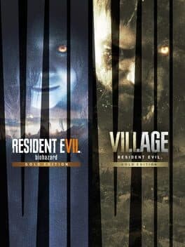 Capa de Resident Evil 7 Gold e Village Gold PS5 Mídia Digital
