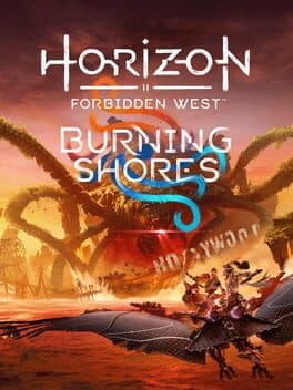 Capa de Horizon Forbidden West Burning Shores ps5 mídia digital