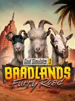 Capa de Goat Simulator 3 Baadlands: Furry Road PS4 e PS5 MÍDIA DIGITAL