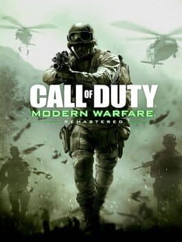 Capa de Call of Duty Modern Warfare Remastered PS4 Mídia Digital