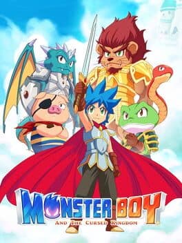 Capa de Monster Boy e o Reino Amaldiçoado PS4 Mídia Digital