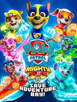 Capa de Patrulha PATA: Os Cachorrinhos Poderosos salvam a Baía da Aventura PS4 Mídia Digital
