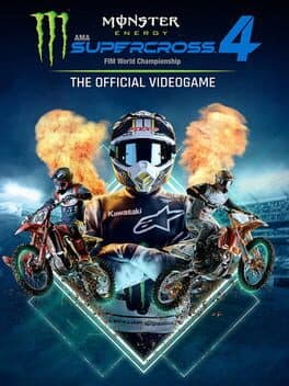 Capa de Monster Energy Supercross - The Official Videogame 4 PS4 Mídia Digital