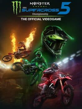 Capa de Monster Energy Supercross The Official Videogame 5 PS4 Mídia Digital