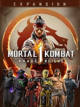 Capa de Mortal Kombat 1: Expansão Reina o Kaos PS5 mídia digital