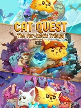 Capa de Cat Quest: The Fur-tastic Trilogy PS5 e PS4 Mídia Digital